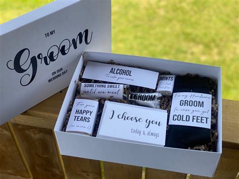 groom wedding day gift from bride